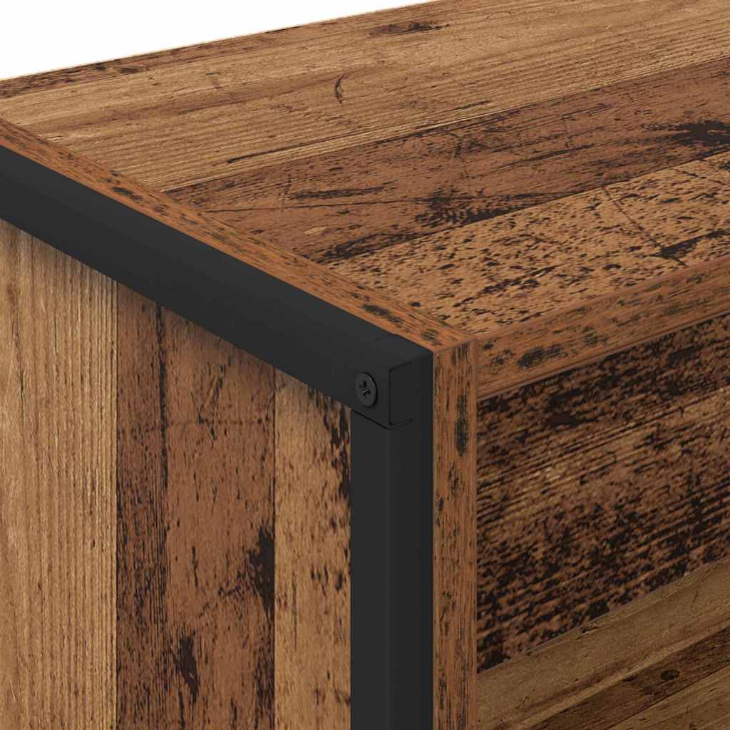 vidaXL Bücherregal Altholz 80 x 30 x 155 cm Holzwerkstoff