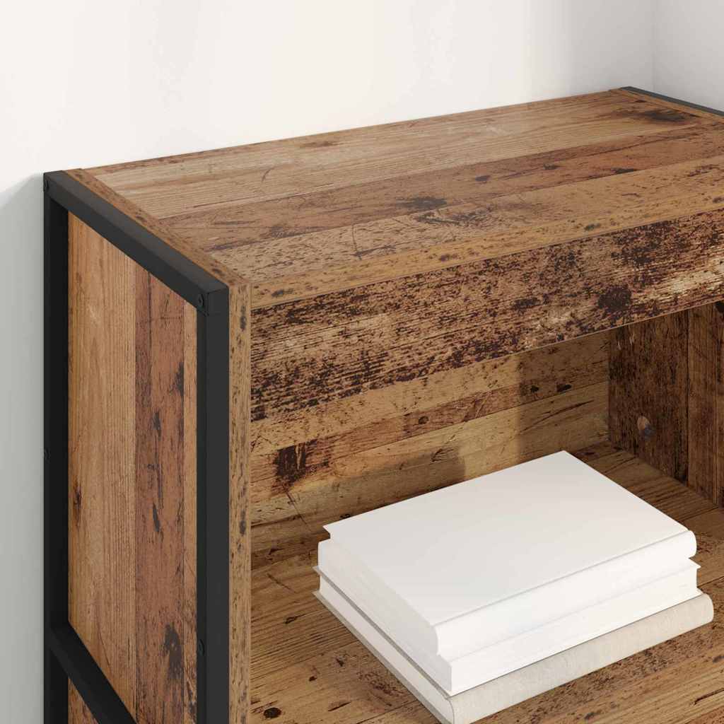 vidaXL Bücherregal Altholz 80 x 30 x 155 cm Holzwerkstoff