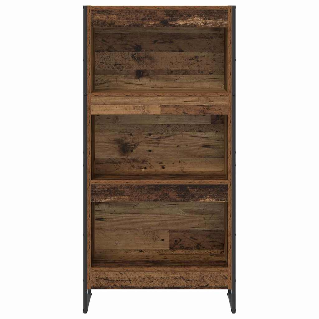vidaXL Bücherregal Altholz 80 x 30 x 155 cm Holzwerkstoff