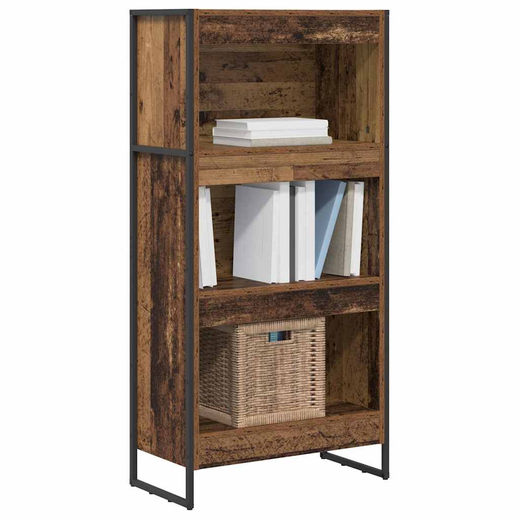 vidaXL Bücherregal Altholz 80 x 30 x 155 cm Holzwerkstoff