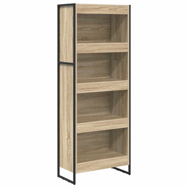 vidaXL Bücherregal Sonoma 80 x 30 x 155 cm Holzwerkstoff