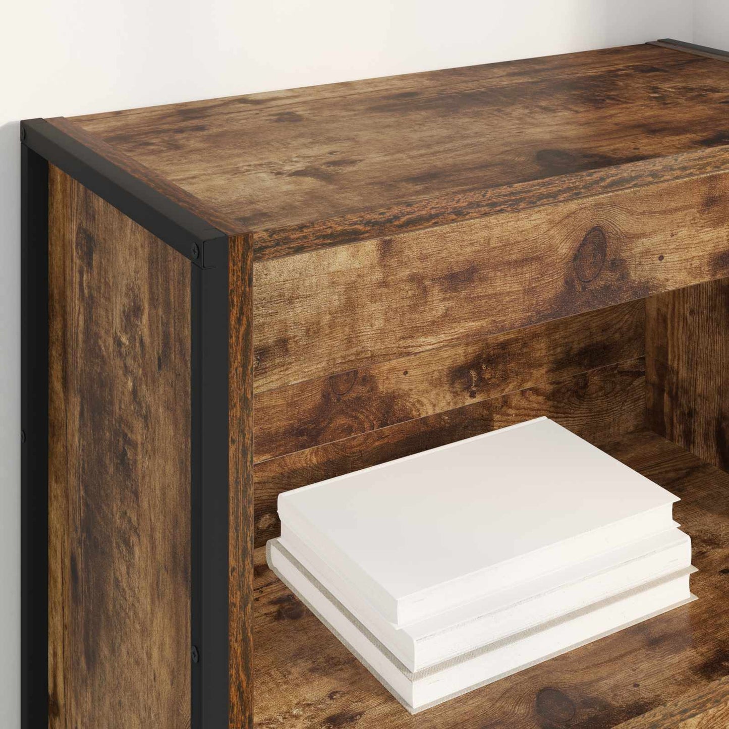 vidaXL Bücherregal Raucharbe 80 x 30 x 155 cm Holzwerkstoff