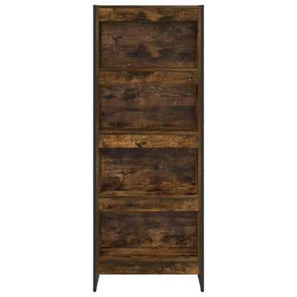 vidaXL Bücherregal Raucharbe 80 x 30 x 155 cm Holzwerkstoff