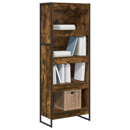 vidaXL Bücherregal Raucharbe 80 x 30 x 155 cm Holzwerkstoff