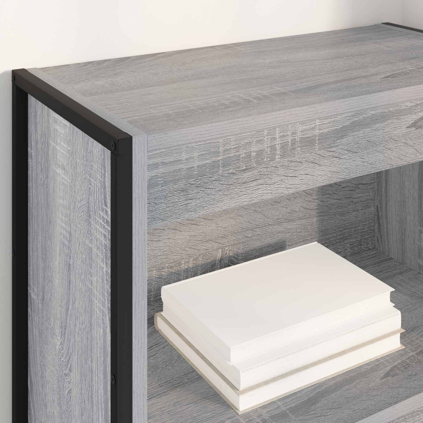 Bücherregal Graues Sonoma 80 x 30 x 155 cm Holzwerkstoff