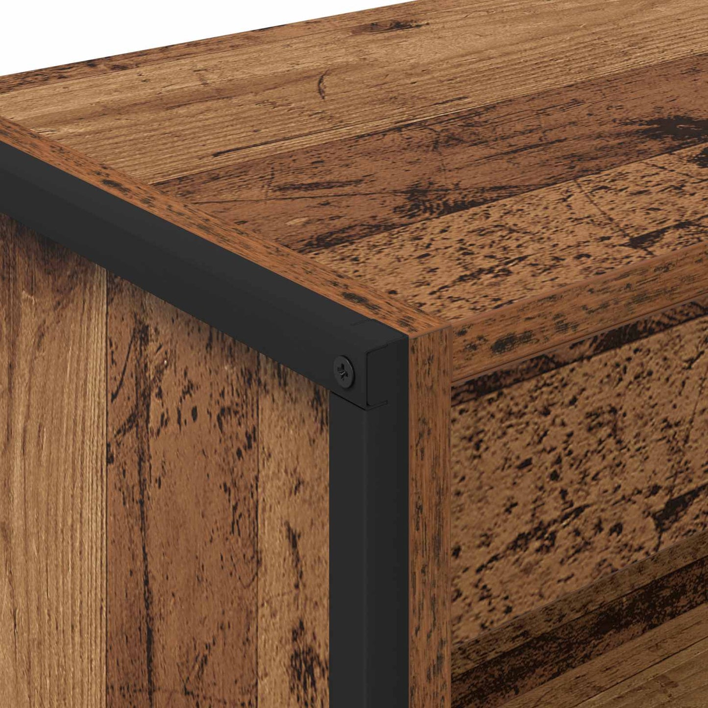 vidaXL Bibliothèque en bois de récupération 80 x 30 x 155 cm Bois d'ingénierie