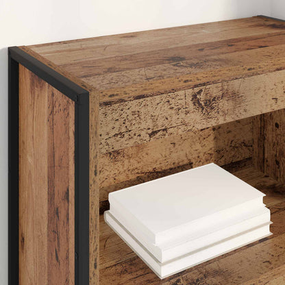 vidaXL Bibliothèque en bois de récupération 80 x 30 x 155 cm Bois d'ingénierie