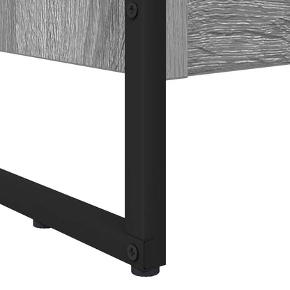 vidaXL Bücherregal Graues Sonoma 80 x 30 x 155 cm Holzwerkstoff
