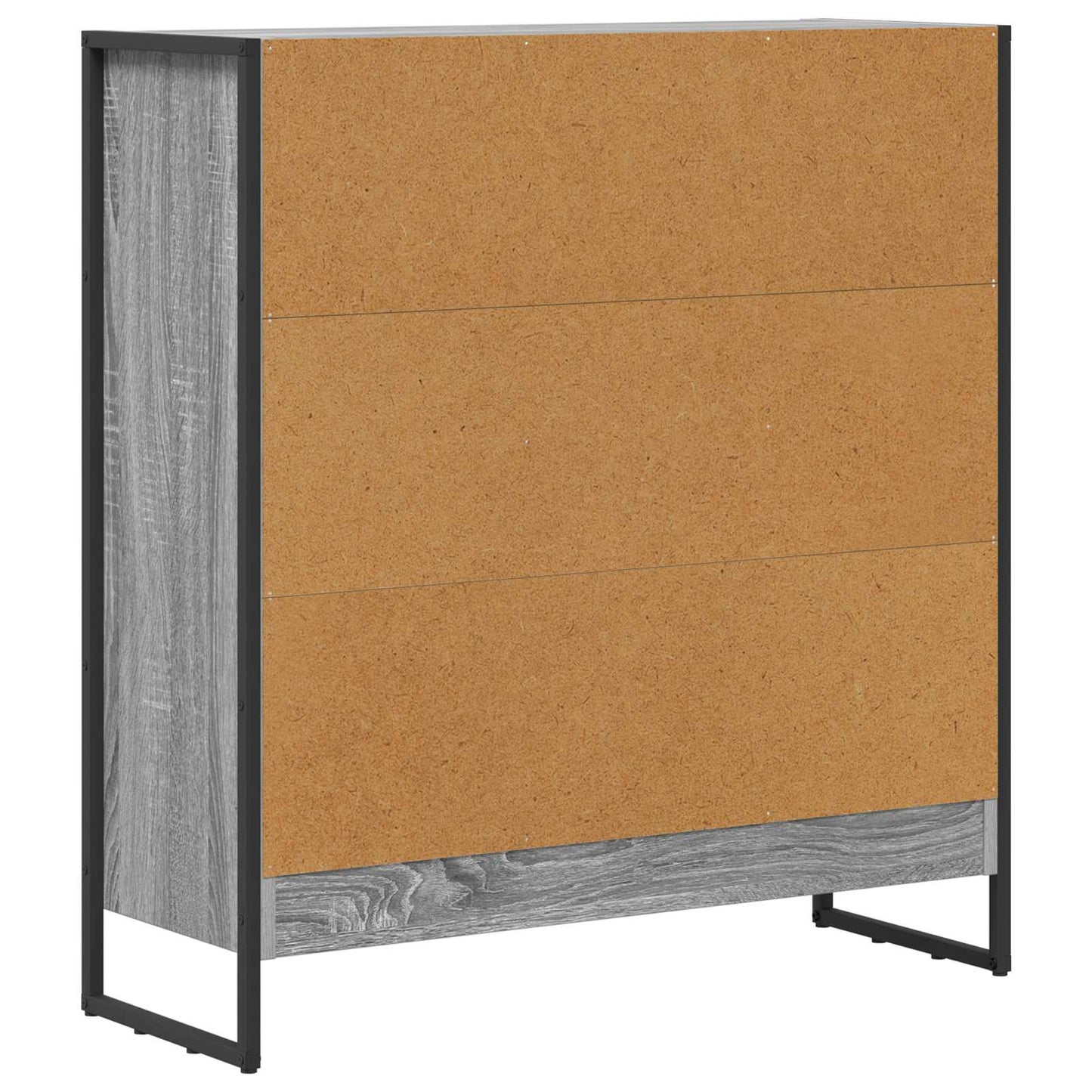 vidaXL Bücherregal Graues Sonoma 80 x 30 x 155 cm Holzwerkstoff