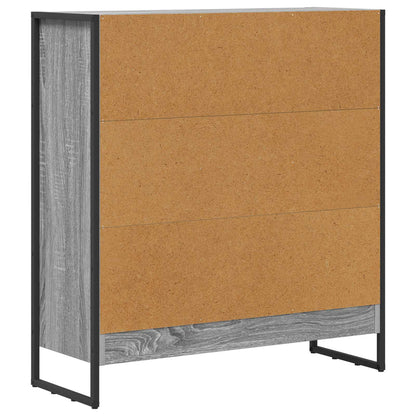 vidaXL Bücherregal Graues Sonoma 80 x 30 x 155 cm Holzwerkstoff