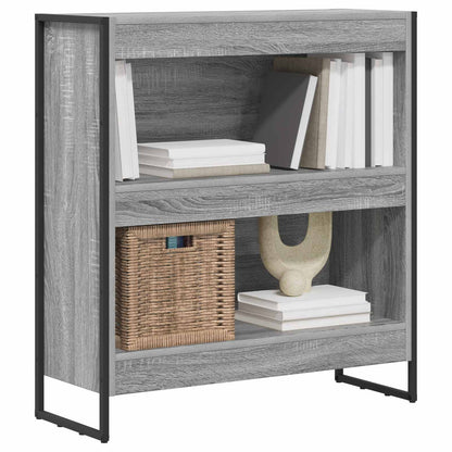 vidaXL Bücherregal Graues Sonoma 80 x 30 x 155 cm Holzwerkstoff