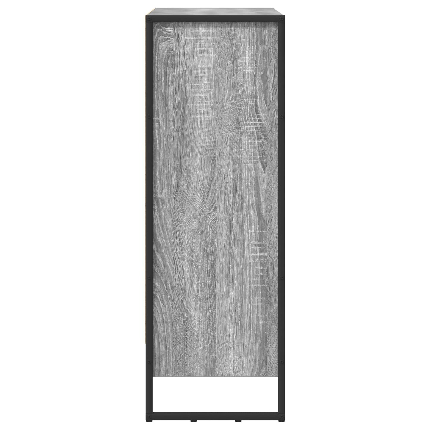 vidaXL Bücherregal Graues Sonoma 80 x 30 x 155 cm Holzwerkstoff