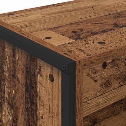vidaXL Bibliothèque en bois de récupération 80 x 30 x 155 cm Bois d'ingénierie