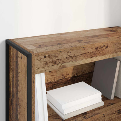 vidaXL Bibliothèque en bois de récupération 80 x 30 x 155 cm Bois d'ingénierie