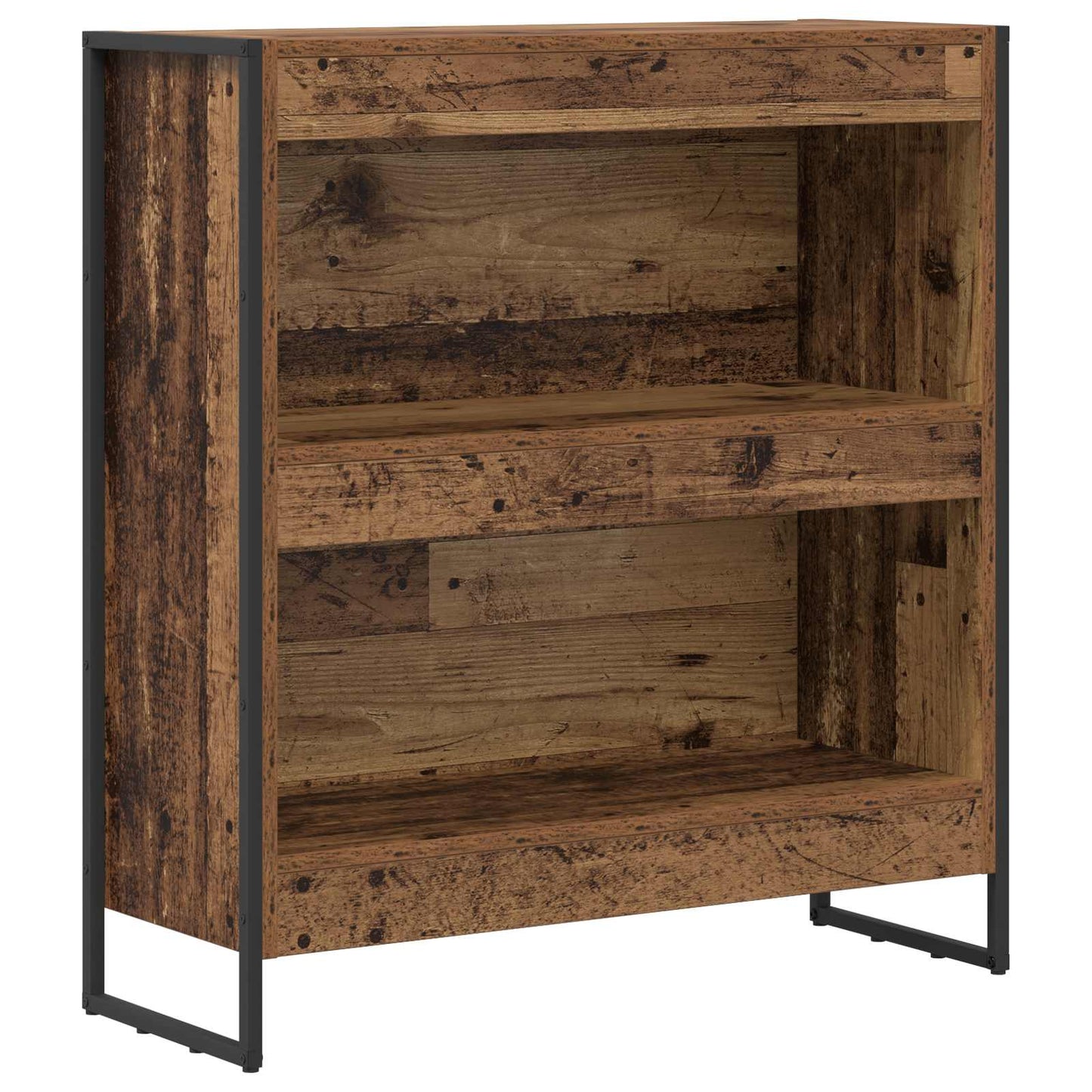 vidaXL Bibliothèque en bois de récupération 80 x 30 x 155 cm Bois d'ingénierie