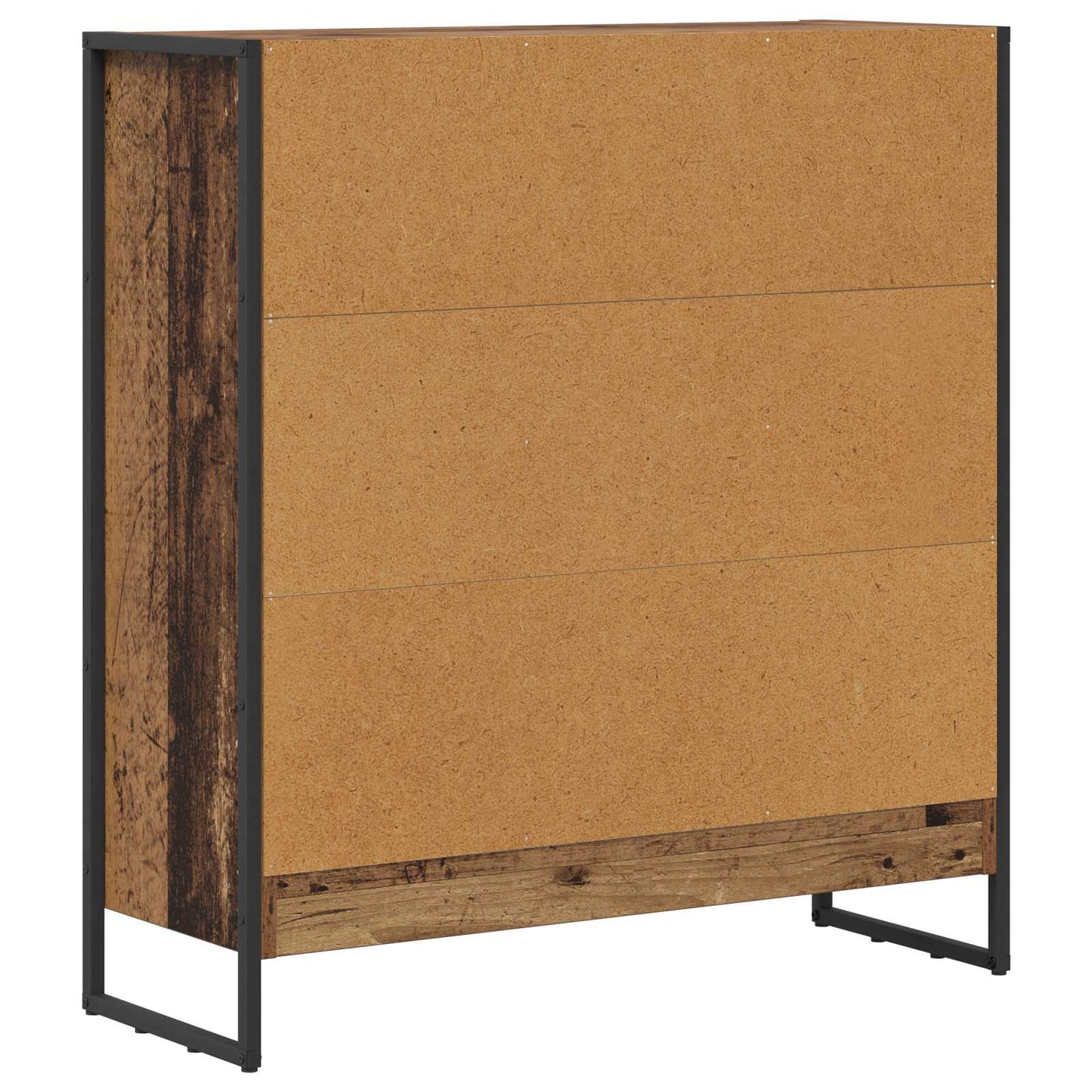 vidaXL Bibliothèque en bois de récupération 80 x 30 x 155 cm Bois d'ingénierie