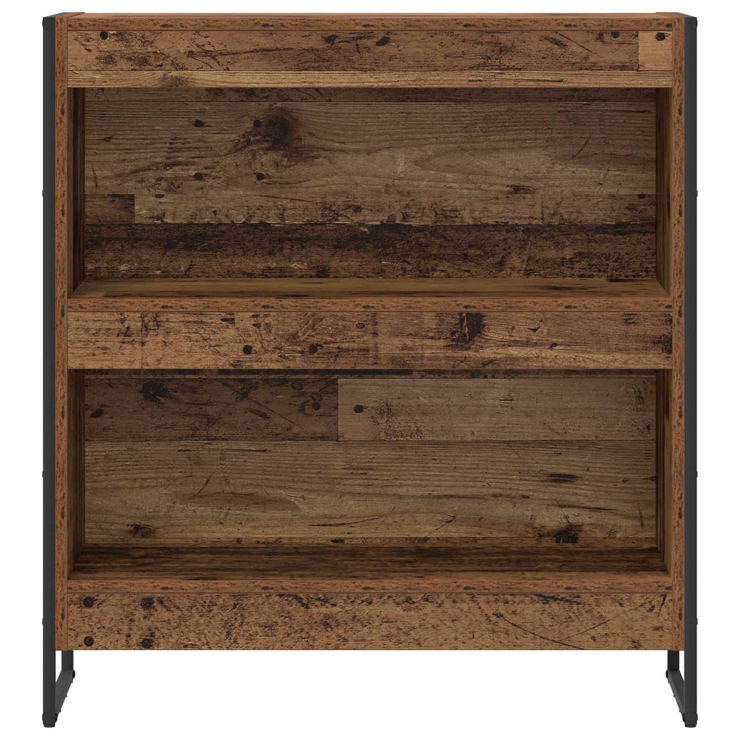 vidaXL Bibliothèque en bois de récupération 80 x 30 x 155 cm Bois d'ingénierie