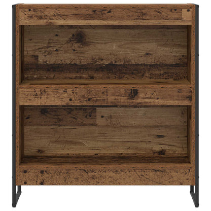 vidaXL Bibliothèque en bois de récupération 80 x 30 x 155 cm Bois d'ingénierie