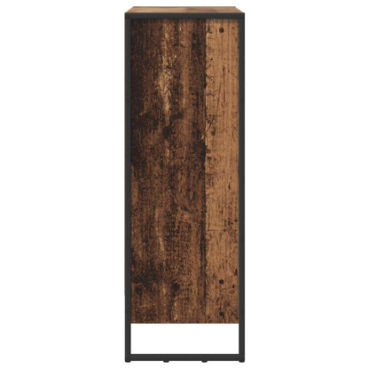 vidaXL Bibliothèque en bois de récupération 80 x 30 x 155 cm Bois d'ingénierie
