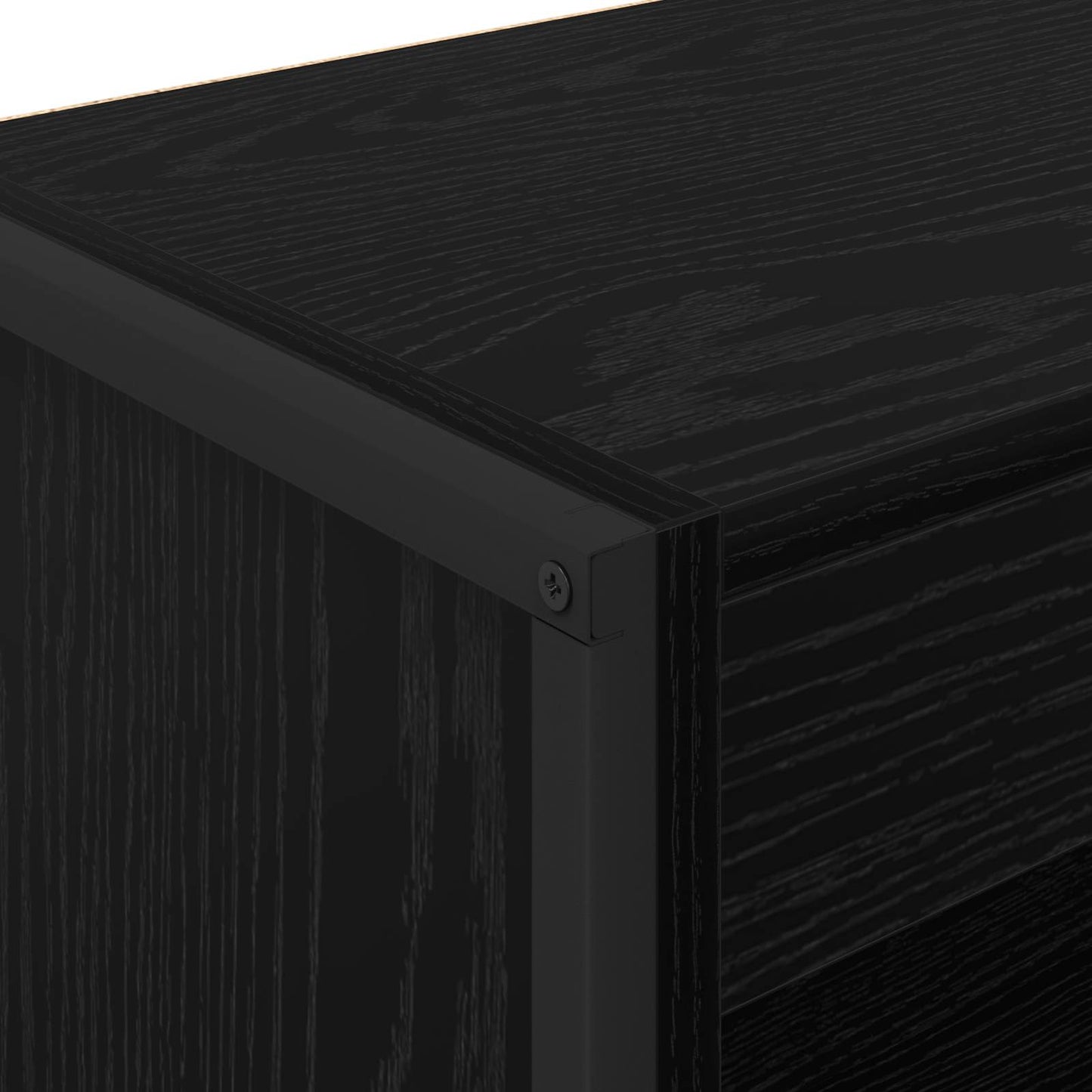 vidaXL Bücherregal Schwarz Eichen-Optik 80 x 30 x 155 cm Holzwerkstoff