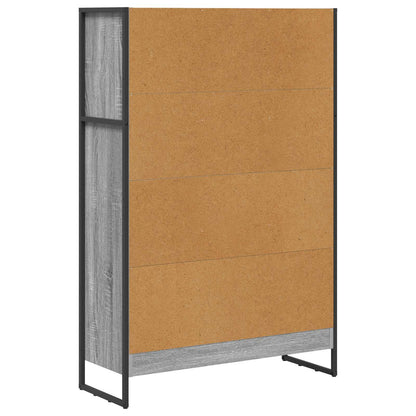 Bücherregal Graues Sonoma 80 x 30 x 155 cm Holzwerkstoff