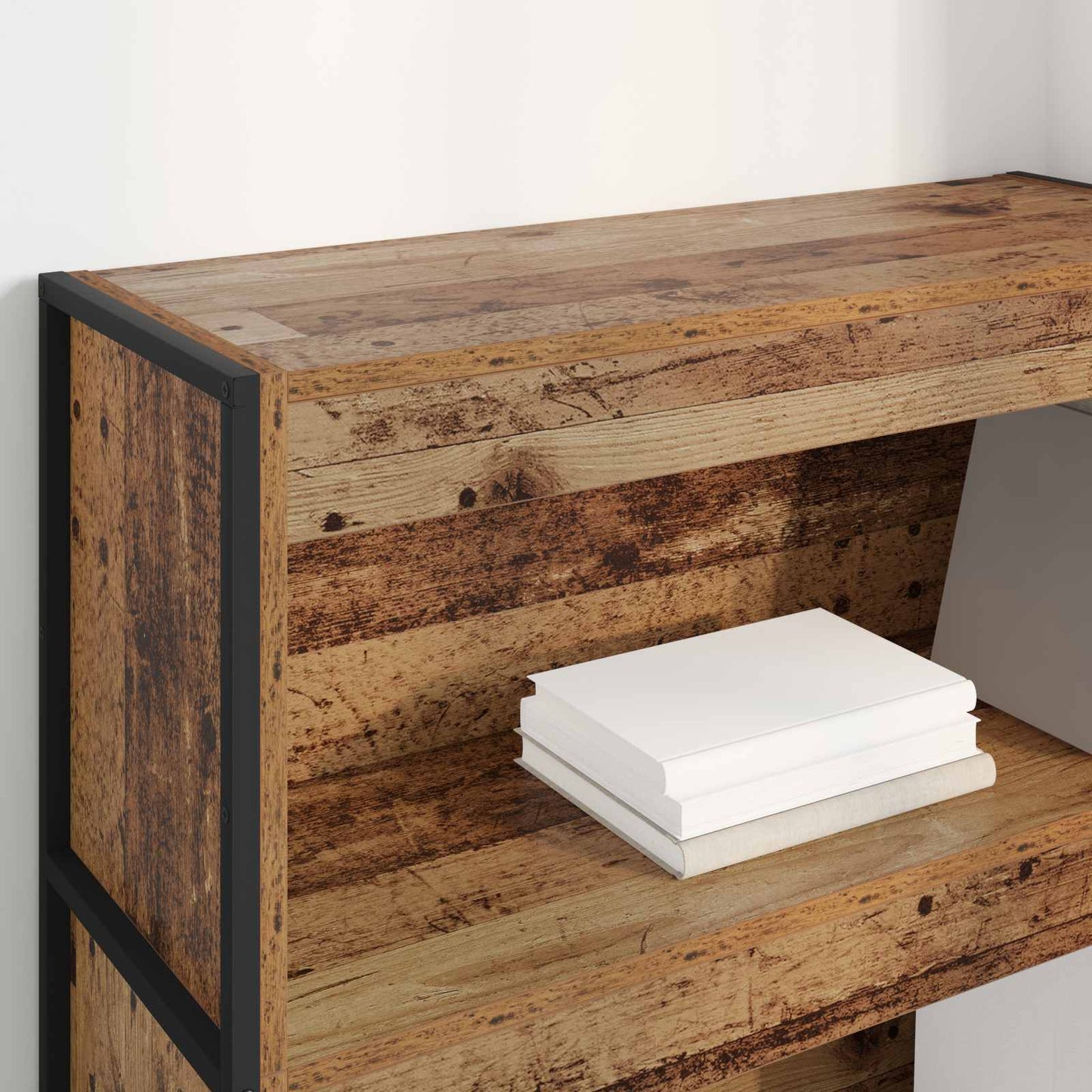 vidaXL Bücherregal Altholz 80 x 30 x 155 cm Holzwerkstoff