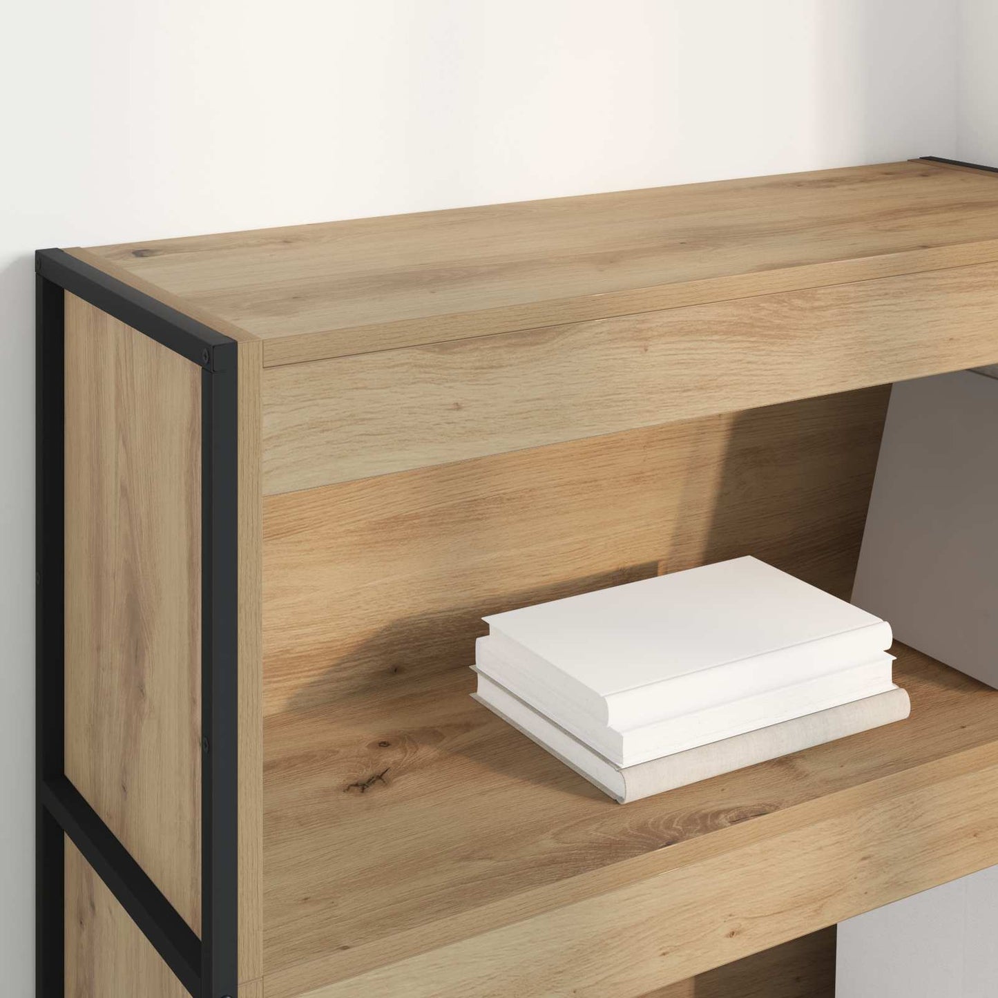 vidaXL Bücherregal Kunsthandwerk Eiche 80 x 30 x 155 cm Holzwerkstoff
