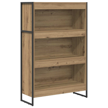 vidaXL Bücherregal Kunsthandwerk Eiche 80 x 30 x 155 cm Holzwerkstoff