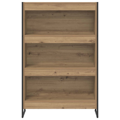 vidaXL Bücherregal Kunsthandwerk Eiche 80 x 30 x 155 cm Holzwerkstoff