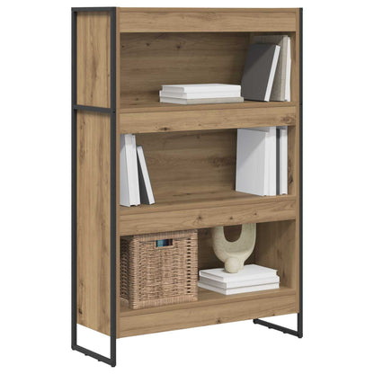 vidaXL Bücherregal Kunsthandwerk Eiche 80 x 30 x 155 cm Holzwerkstoff