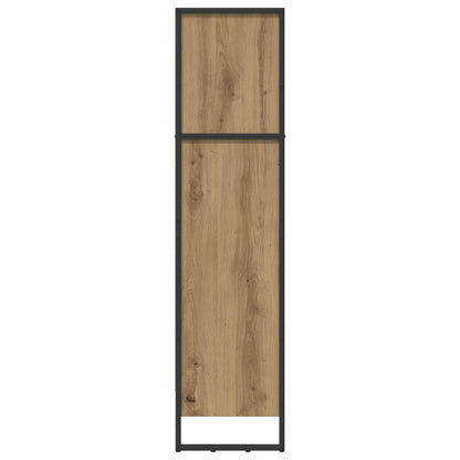 vidaXL Bücherregal Kunsthandwerk Eiche 80 x 30 x 155 cm Holzwerkstoff