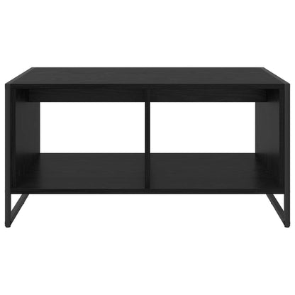 Couchtisch Schwarz Eichen-Optik 80 x 50 x 40 cm Holzwerkstoff