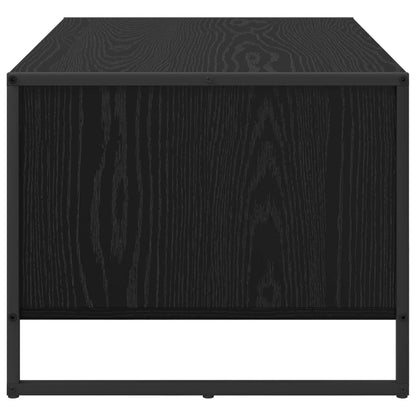 Couchtisch Schwarz Eichen-Optik 80 x 50 x 40 cm Holzwerkstoff