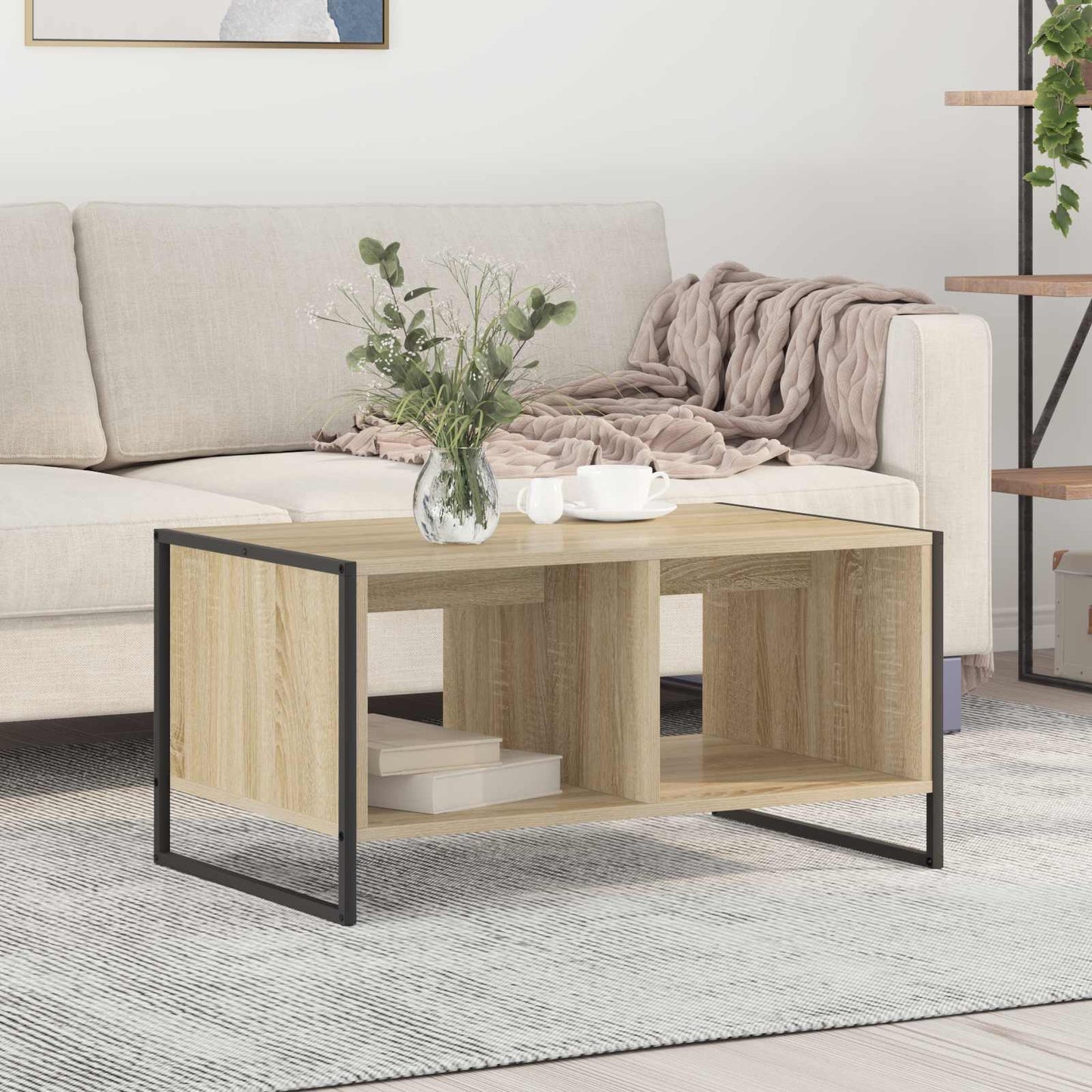 Couchtisch Sonoma 80 x 50 x 40 cm Holzwerkstoff