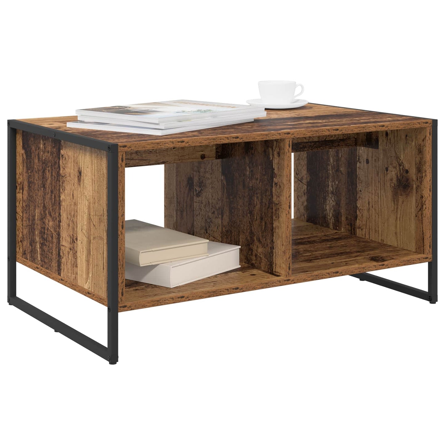 vidaXL Couchtisch Altholz 80 x 50 x 40 cm Holzwerkstoff
