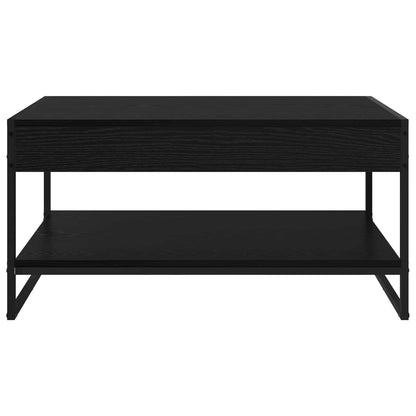vidaXL Couchtisch Schwarz Eichen-Optik 80 x 50 x 40 cm Holzwerkstoff