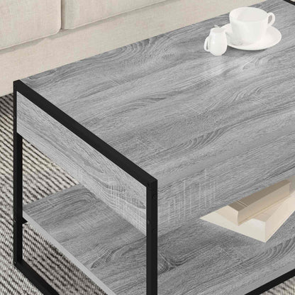 vidaXL Couchtisch Graues Sonoma 80 x 50 x 40 cm Holzwerkstoff