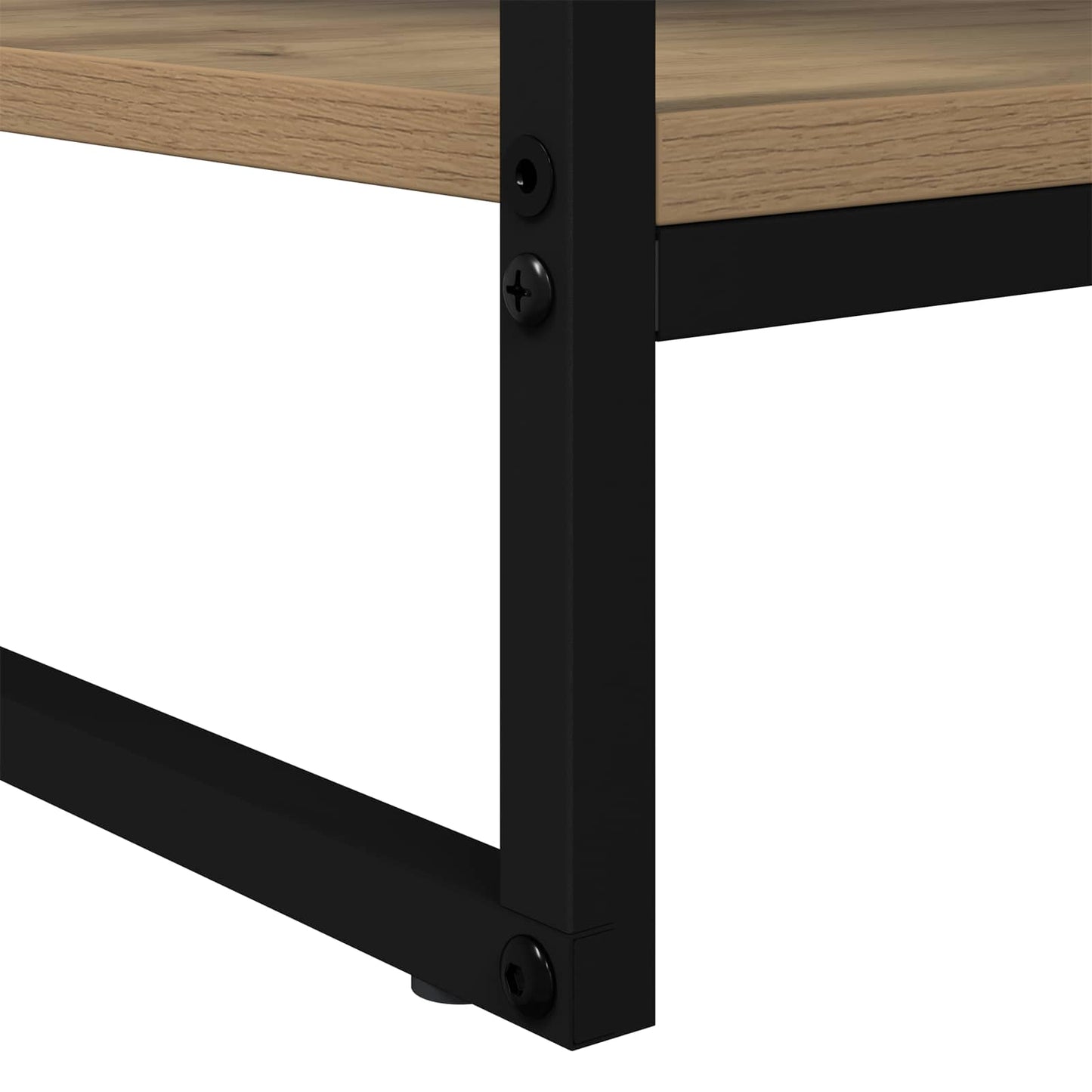 vidaXL Couchtisch Kunsthandwerk Eiche 80 x 50 x 40 cm Holzwerkstoff