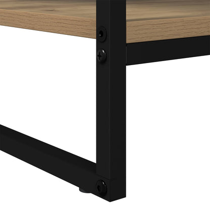 vidaXL Couchtisch Kunsthandwerk Eiche 80 x 50 x 40 cm Holzwerkstoff