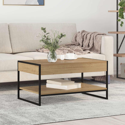 vidaXL Couchtisch Kunsthandwerk Eiche 80 x 50 x 40 cm Holzwerkstoff