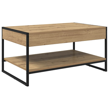 vidaXL Couchtisch Kunsthandwerk Eiche 80 x 50 x 40 cm Holzwerkstoff