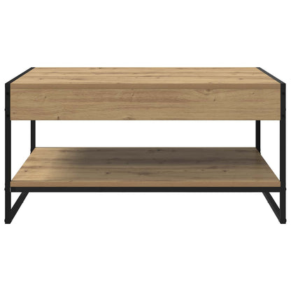 vidaXL Couchtisch Kunsthandwerk Eiche 80 x 50 x 40 cm Holzwerkstoff