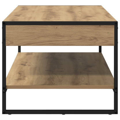 vidaXL Couchtisch Kunsthandwerk Eiche 80 x 50 x 40 cm Holzwerkstoff