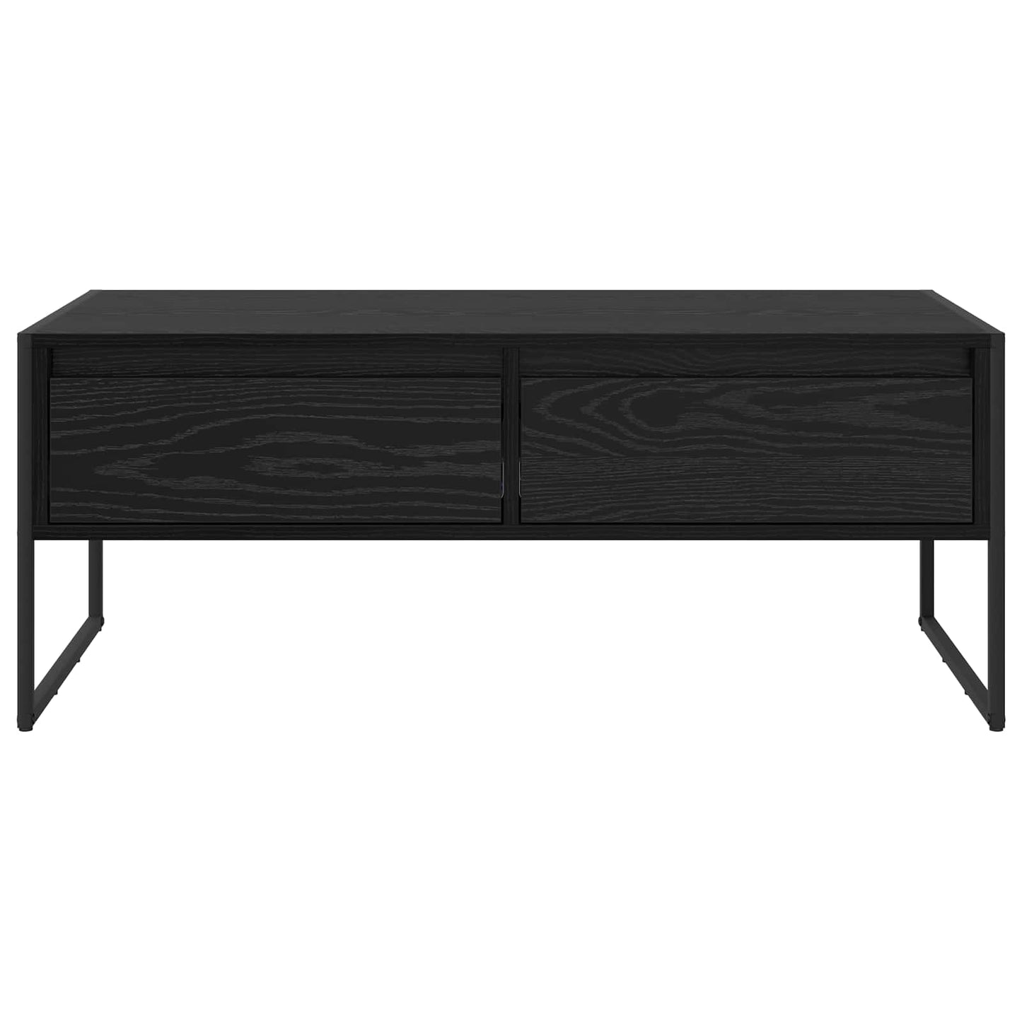 vidaXL Couchtisch Schwarz Eichen-Optik 100 x 46 x 40 cm Holzwerkstoff