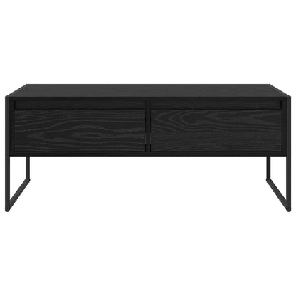 vidaXL Couchtisch Schwarz Eichen-Optik 100 x 46 x 40 cm Holzwerkstoff