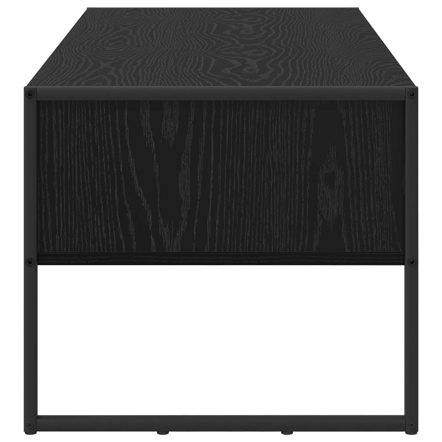 vidaXL Couchtisch Schwarz Eichen-Optik 100 x 46 x 40 cm Holzwerkstoff