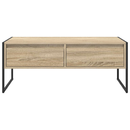 Couchtisch mit Schubladen Sonoma 100 x 46 x 40 cm Holzwerkstoff