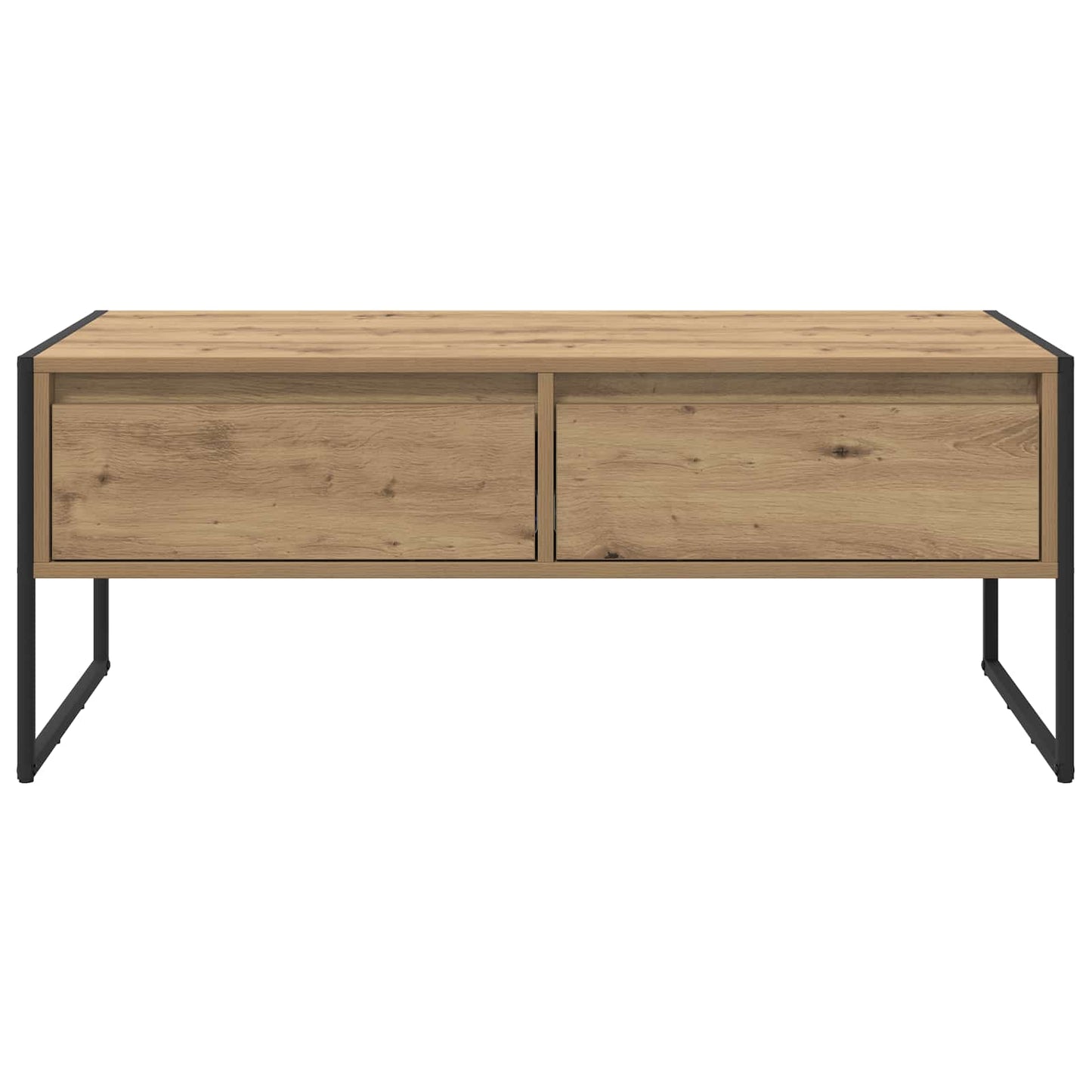 Couchtisch Kunsthandwerk Eiche 100 x 46 x 40 cm Holzwerkstoff