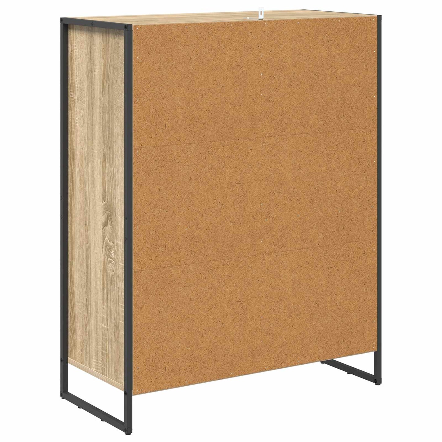 vidaXL Meuble à chaussures avec rangement chêne Sonoma 79 x 36 x 100 cm Bois d'ingénierie
