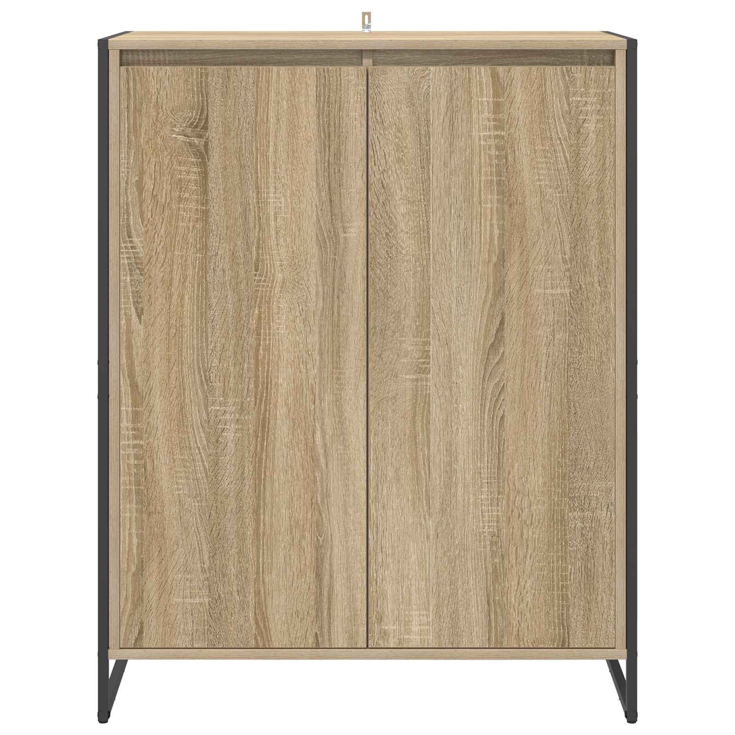 vidaXL Meuble à chaussures avec rangement chêne Sonoma 79 x 36 x 100 cm Bois d'ingénierie